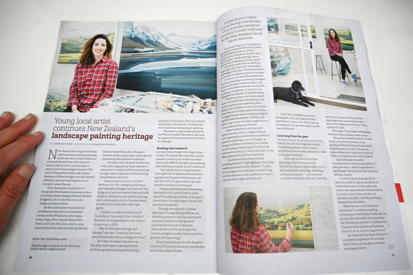 Wild Tomato Article " Young Local Artist Continues New Zealand's Landscape Painting Heritage"